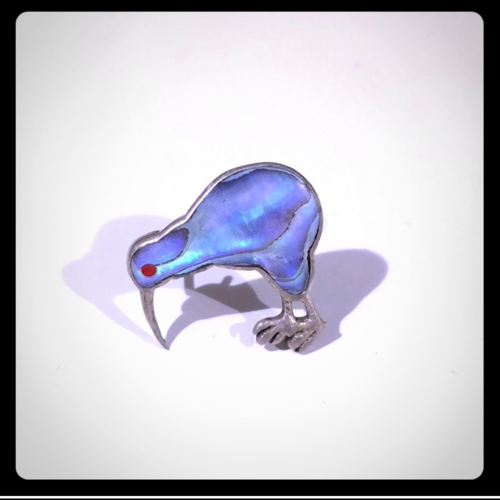 Vintage mother of pearl pin